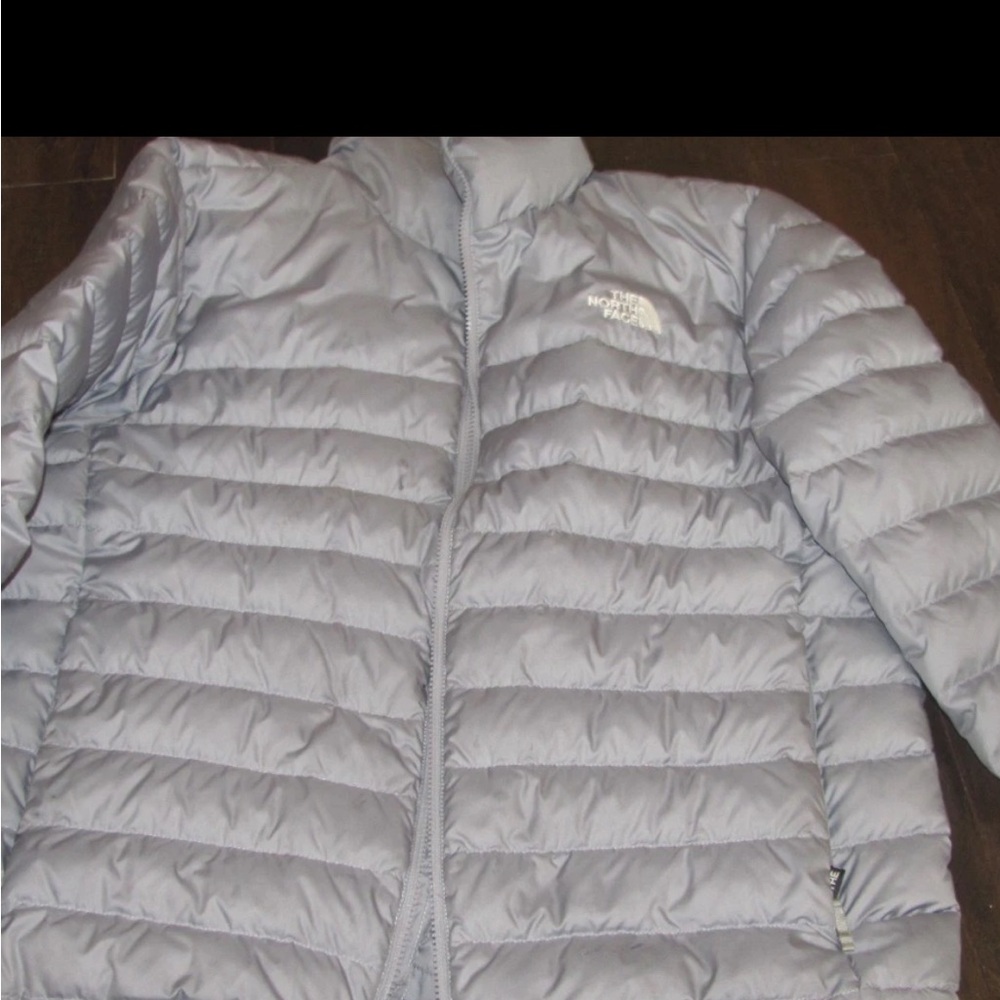 North face mens puffer jacket size XL gray 550 great shape